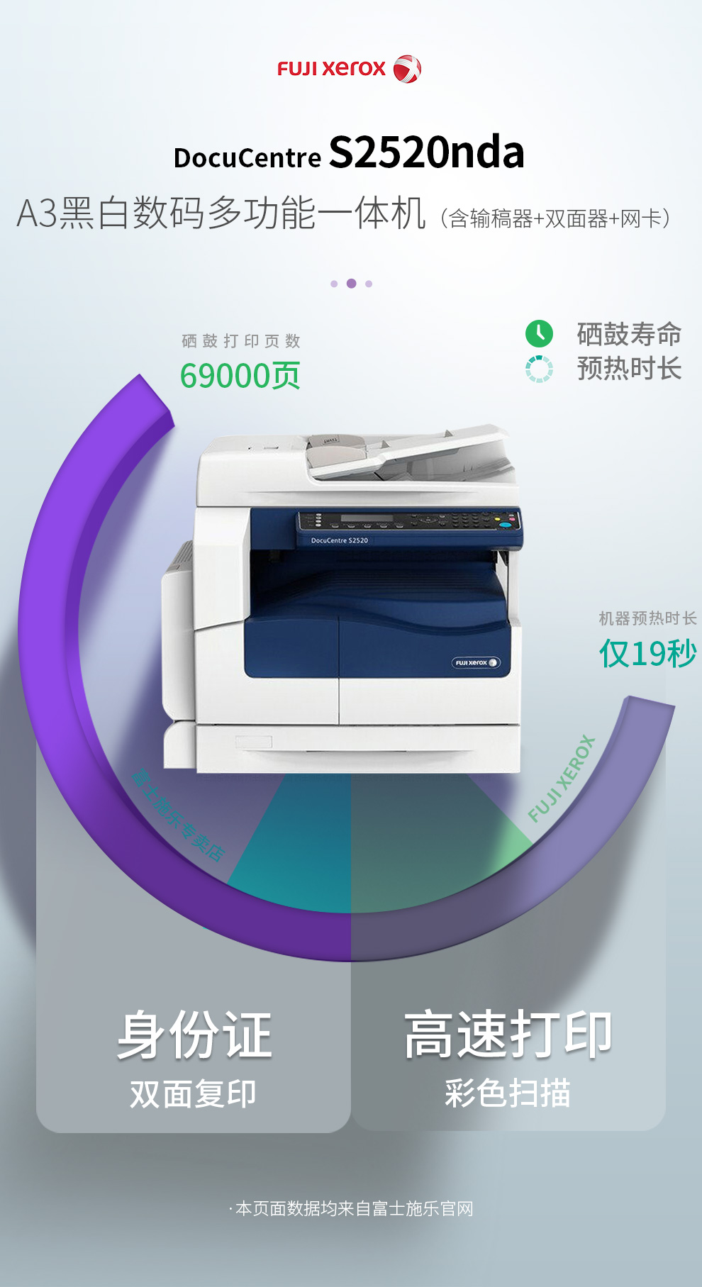 富士施乐2520NDA 全新机